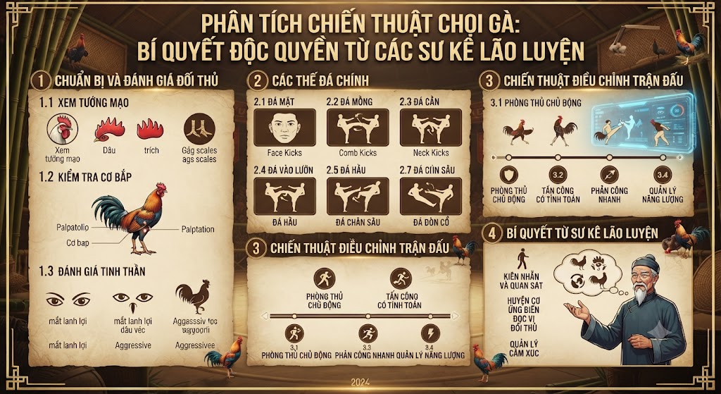 phân tích chiến thuật chọi gà