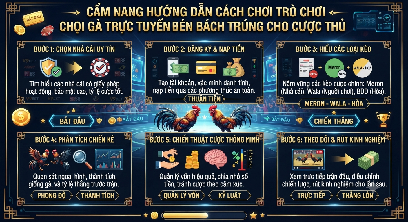 cách chơi trò chơi chọi gà