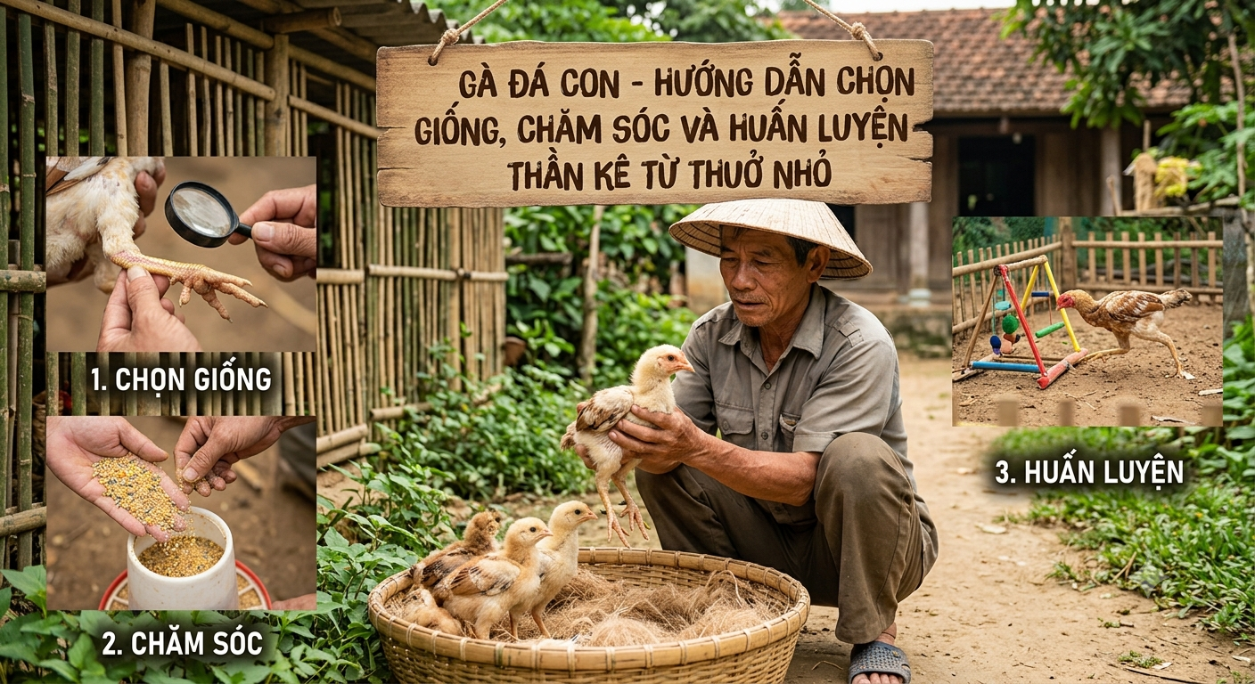 gà đá con